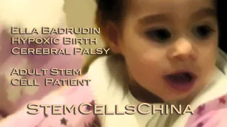 Ella Badrudin - Adult Stem Cell Patient for CP