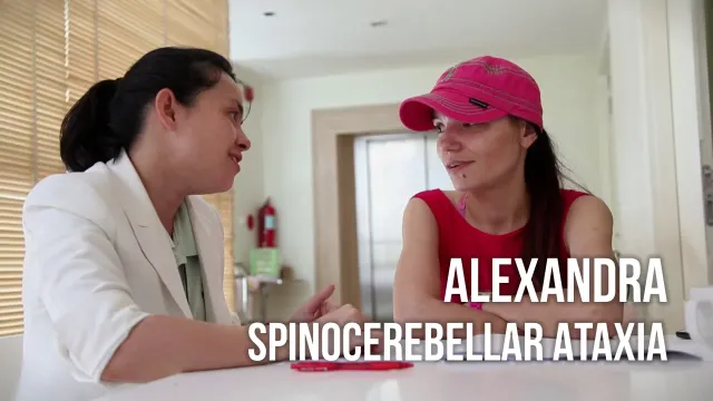 Alexandra,脊髓小腦萎縮（共濟失調）|幹細胞治療